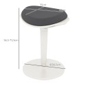 Ergonoomiline reguleeritava kõrgusega pendeltaburet, kuni 120 kg, hall