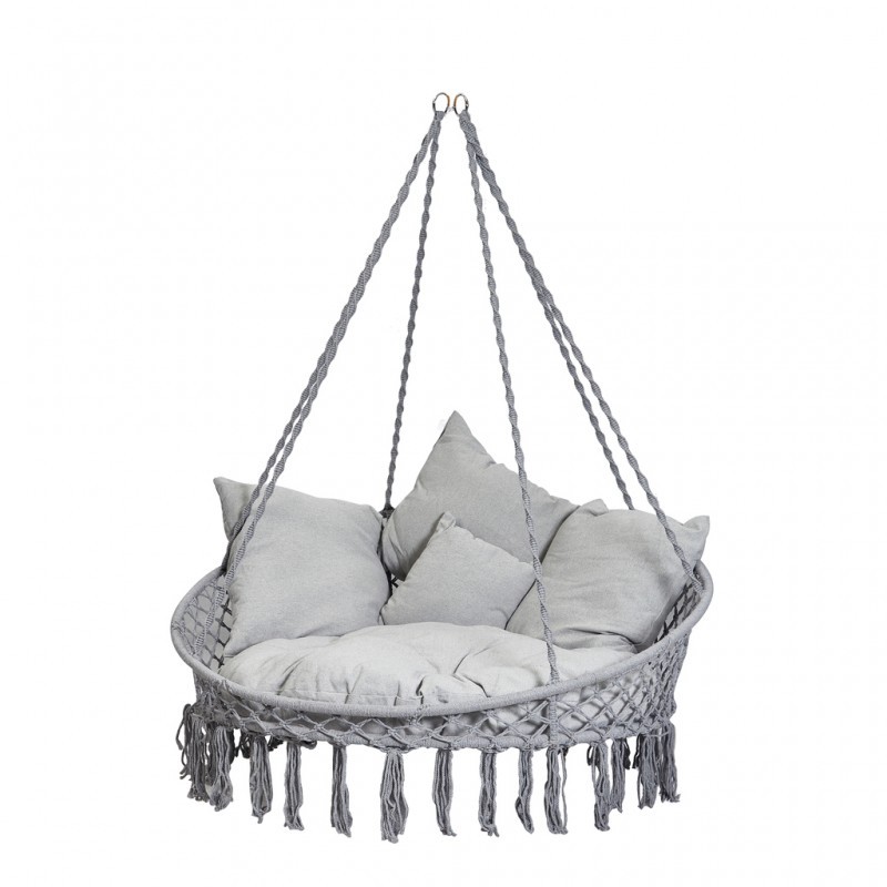 Pesakiik seljatoega 120x140x140 XXL hall | FreshDesign.ee