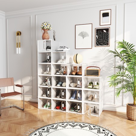 8-osaline virnastatavate magnetustega jalatsikarpide komplekt, kuni suurus 46