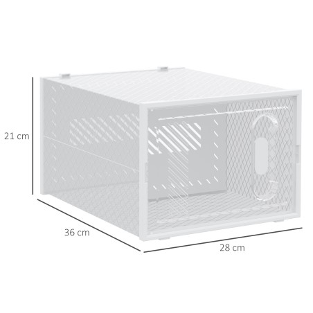 8-osaline virnastatavate magnetustega jalatsikarpide komplekt, kuni suurus 46