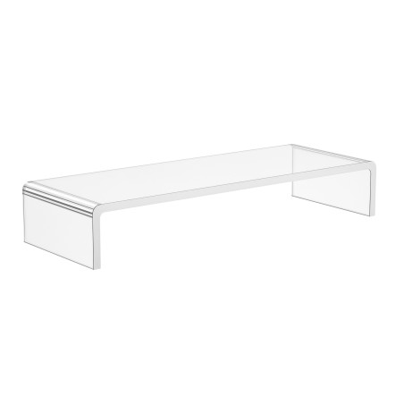 Ergonoomiline läbipaistev akrüülist monitorialus sülearvutile 53 × 19 × 9 cm