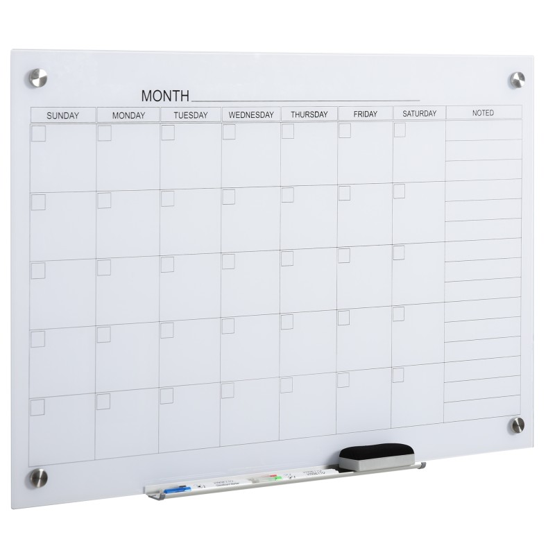 Seinale kinnitatav tahvlikalender 90 × 60 cm koos tarvikutega