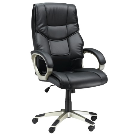 Ergonoomiline kiikfunktsiooniga kontoritool, must, 70 x 58 x 114–124 cm