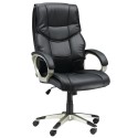 Ergonoomiline kiikfunktsiooniga kontoritool, must, 70 x 58 x 114–124 cm