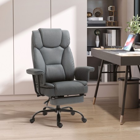 Ergonoomiline pööratav kontoritool peatoe, käetugede ja jalatoega