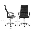 Ergonoomiline mängu- ja kontoritool kiikumisfunktsiooniga, must