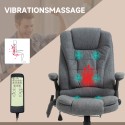 Ergonoomiline massaažifunktsiooni ja soojendusega kontoritool, tumehall