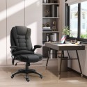 Ergonoomiline massaaži ja soojendusega kontoritool, must