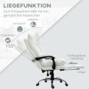 Ergonoomiline lamamisfunktsiooniga kontoritool jalatoega, kuni 135 kg