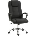 Ergonoomiline kontoritool kiigufunktsiooni ja peatoega, 62 × 76 × 110–119 cm, must
