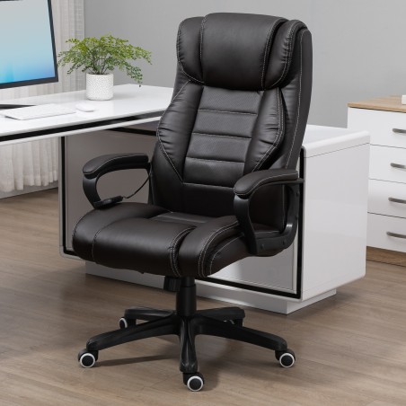 Massaažifunktsiooniga ergonoomiline kontoritool, pruun