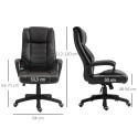 Massaažifunktsiooniga ergonoomiline kontoritool, pruun