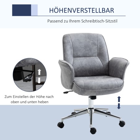 Ergonoomiline kontoritool kiikfunktsiooniga, kuni 120 kg, helehall
