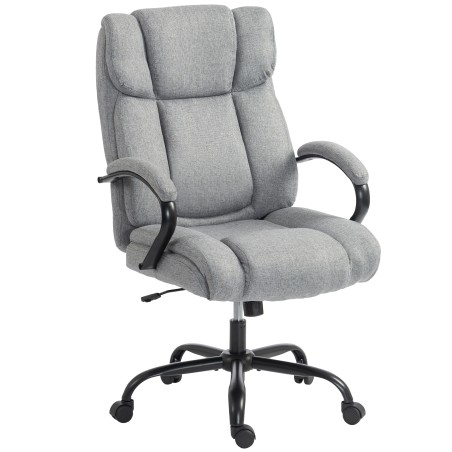 Ergonoomiline kontoritool, kuni 220 kg, käetugedega, helehall