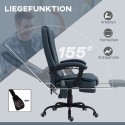 Massaažifunktsiooniga kontoritool, 7 vibratsioonipunkti, sinine