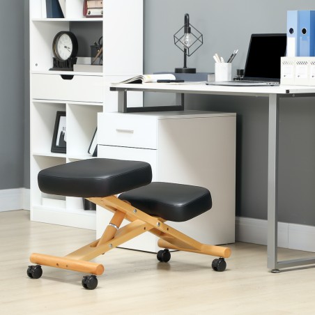 Ergonoomiline ratastega põlvetool koju ja kontorisse
