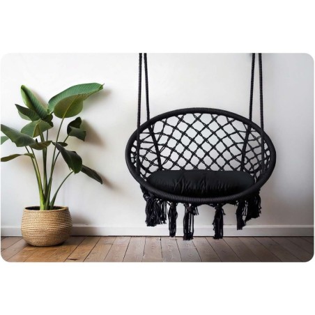 Rippkiik boheemlaslik must + padi | FreshDesign.ee