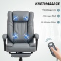 Massaažifunktsiooniga reguleeritav kontoritool, kallutatava seljatoega, hall