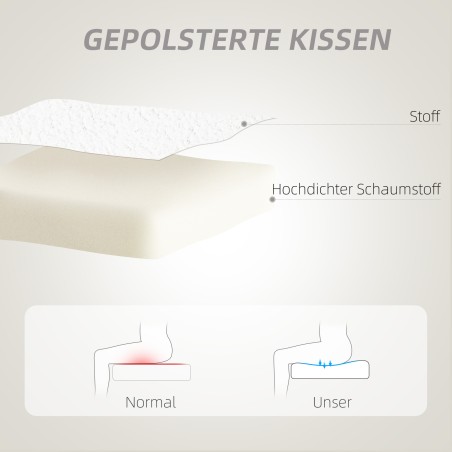 Polsterdatud kontoritool südamekujulise seljatoega, valge