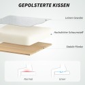 Reguleeritav ratastel tugitool linase välimuse, jalatoe ja kallutatava seljatoega