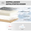 Hall käetugedeta pööratav kontoritool pehme kangaskatte ja terasjalgadega