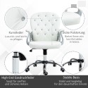 Ergonoomiline kontoritool käetoe ja polsterdatud seljatoega, valge