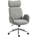 Reguleeritava peatoega ergonoomiline kontoritool, kallutusfunktsiooniga, tumehall