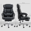 Ergonoomiline reguleeritava kõrgusega kontoritool nimmetoe, käe- ja jalatoega, must