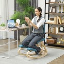 Ergonoomiline tumesinine põlvistool koju, kontorisse või mediteerimiseks