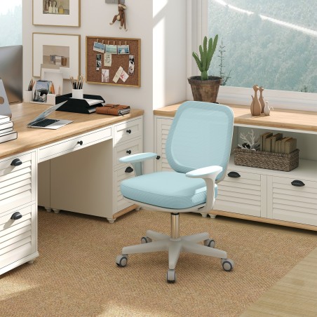 Roheline ergonoomiline reguleeritava kõrgusega kontoritool