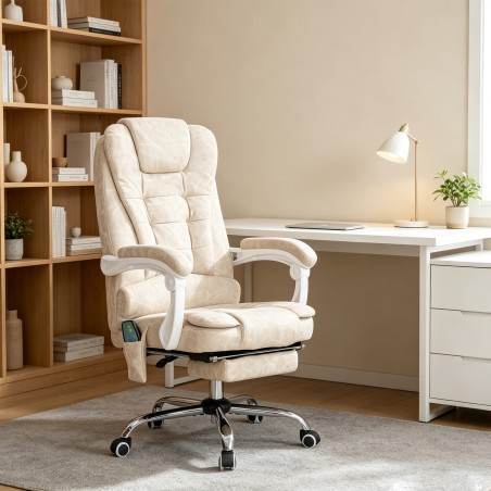 Ergonoomiline massaažifunktsiooniga kontoritool, 65 × 160 × 104 cm