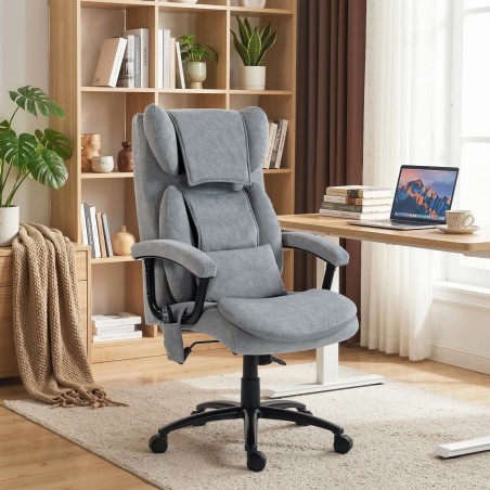 Ergonoomiline massaažiga juhitool, 4 massaažipunkti, hall