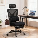 Ergonoomiline võrgust kontoritool nimmetoe, käetugede ja peatoega