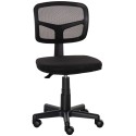 Ergonoomiline reguleeritava kõrgusega kontoritool, must