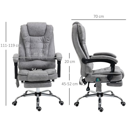 Ergonoomiline massaaži-, lamamis- ja soojendusfunktsiooniga kontoritool