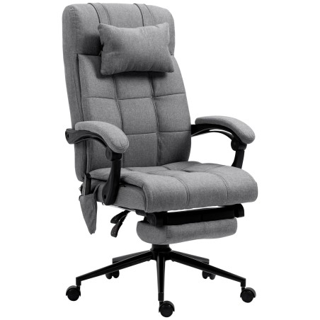 Ergonoomiline massaažifunktsiooniga kontoritool, 66 × 76 × 112–120 cm, hall