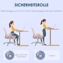 Ergonoomiline pöörlev ja reguleeritava kõrgusega kontoritool, roosa