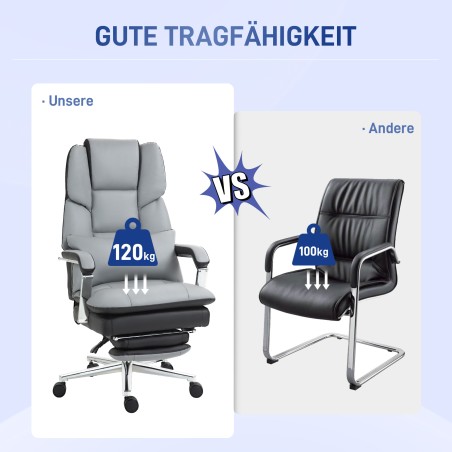 Ergonoomiline reguleeritav kontoritool, helehall ja must