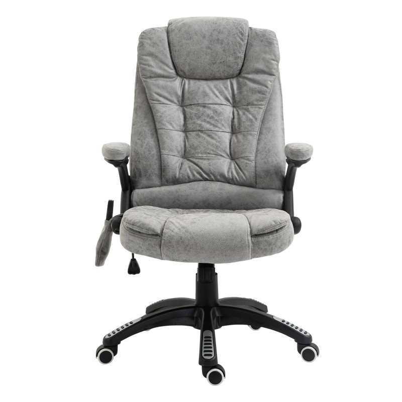 Ergonoomiline juhtimistool massaaži- ja soojendusfunktsiooniga, hall