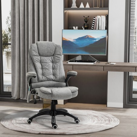 Ergonoomiline juhtimistool massaaži- ja soojendusfunktsiooniga, hall