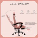 Ergonoomiline mänguritool peatoe ja nimmetoega, roosa ja valge