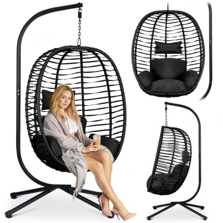 Aia ripptool Toskana must + mustad padjad | FreshDesign.ee