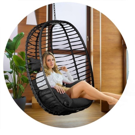 Aia ripptool Toskana must + mustad padjad | FreshDesign.ee