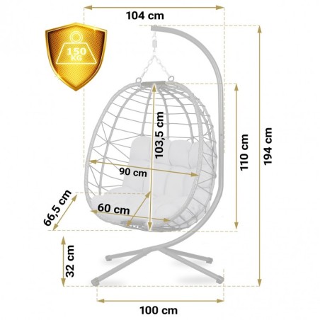 Tihuana hall ripp-aiatool + hallid padjad | FreshDesign.ee