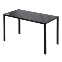 Moodsa disainiga söögi- ja köögilaud 120 × 60 × 75 cm, must