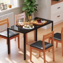 Moodsa disainiga söögi- ja köögilaud 120 × 60 × 75 cm, must