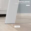 Valge kõrgläikega söögi- ja köögilaud 2 inimesele, 72 × 72 × 75 cm
