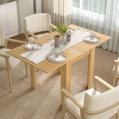 Pikendatav söögilaud 70/140 × 80 cm, 4–6 inimesele