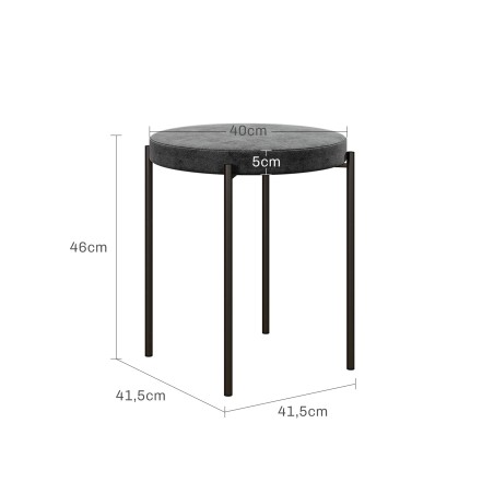4-osaline virnastatavate köögitaburettide komplekt, kuni 100 kg, tumehall