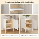Valge terasest öökapp reguleeritava riiuliga